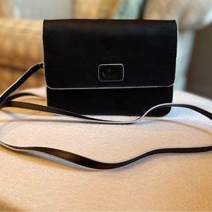 Black Leather Clutch